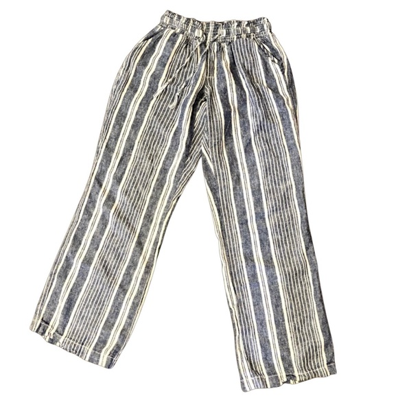 Rewash Pants - rewash linen striped pants size medium